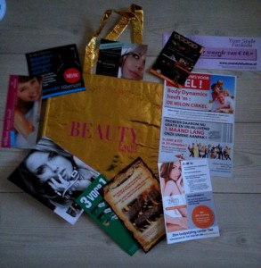 Beauty Event Tiel, een gemiste kans... volgend jaar beter? (wel gezellig met Marte!) 2 goodiebag
