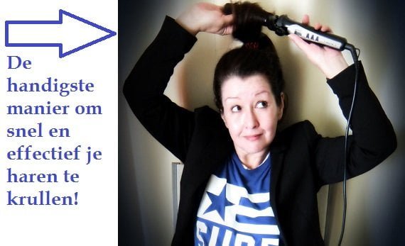 haar krullen elastiek