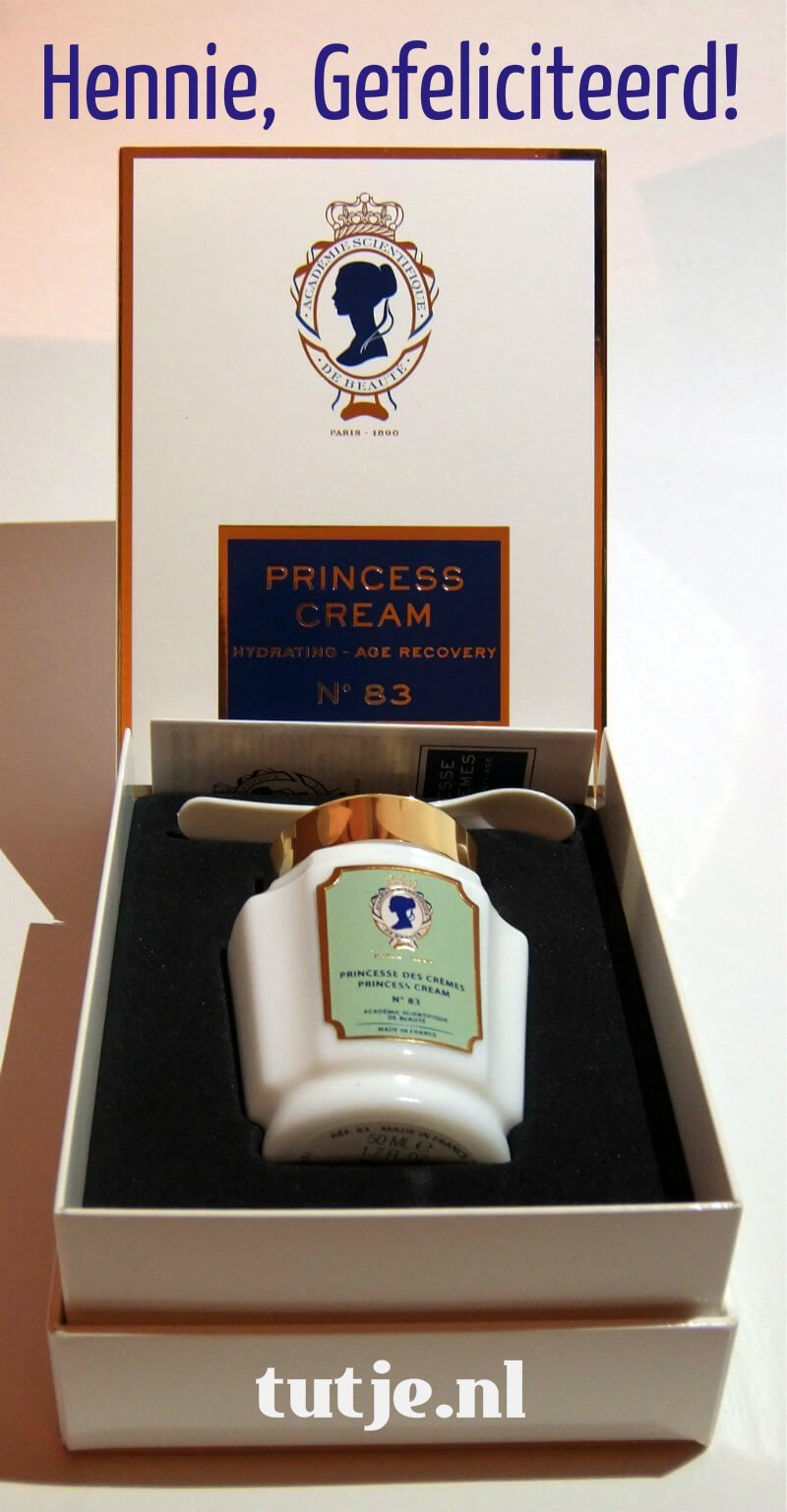 De winnares van de Crèmes des Princesse is bekend! 2 Princesse des Crème winnares
