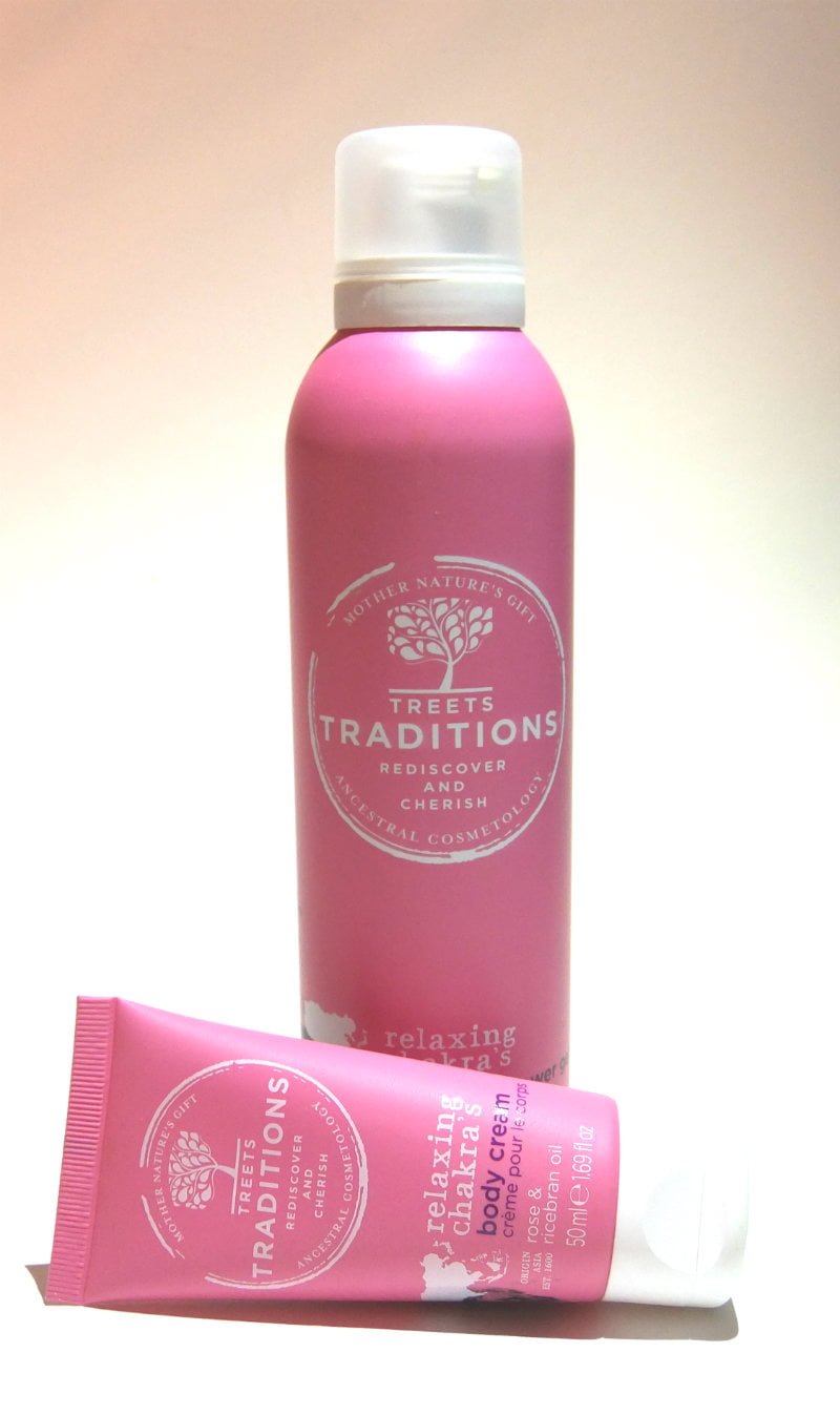 Review- Treets Traditions Relaxing Chakra's 2 Treets Traditions shower gel and body cream