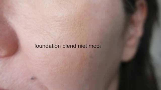 linkerkant gezicht maybelline droog sponsje