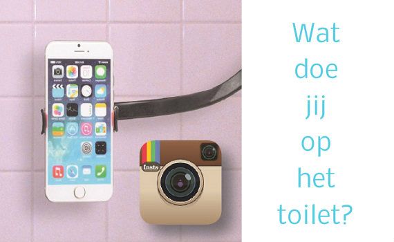 Facebook wint terrein op het toilet 1 Toilet instagram 1
