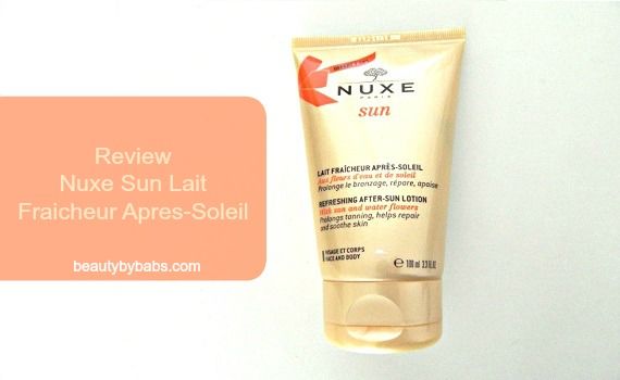 Nuxe Sun Lait Fraicheur Apres-Soleil - Review 9 Nuxe Sun Lait Fraicheur Apres-Soleil – Review