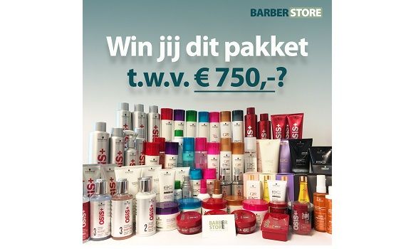 Win voor €750 aan haarproducten bij de Barberstore! 12 Win voor €750 aan haarproducten bij de Barberstore!