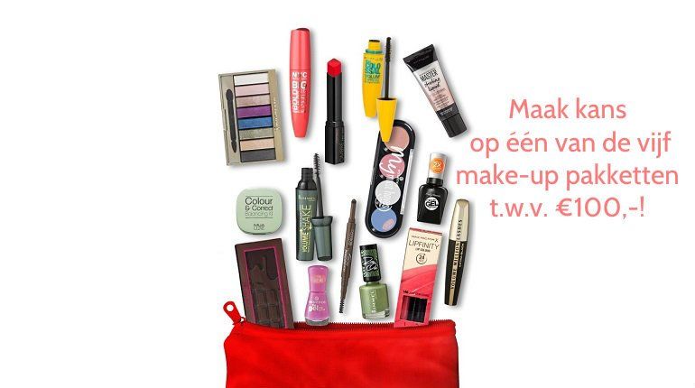 Kruidvat- Maak kans op één van de vijf make-up pakketten t.w.v. €100,-! 13 Kruidvat- Maak kans op één van de vijf make-up pakketten t.w.v. €100,-!