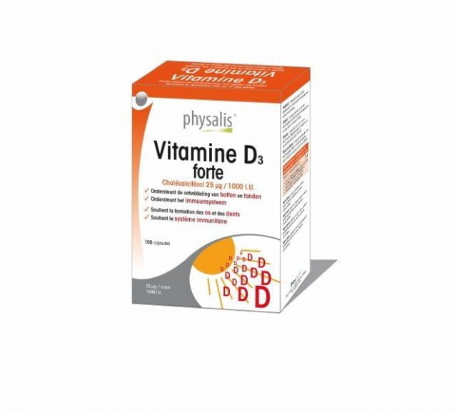 Blijf lekker in beweging! met de oranje lijn van Physalis 7 Vitamine D3 forte