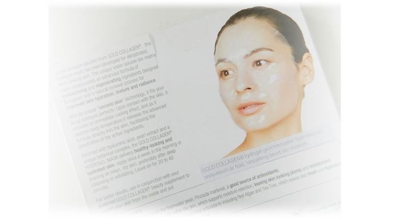 Een vochtboost voor je huid! Gold Collagen Mask- Review