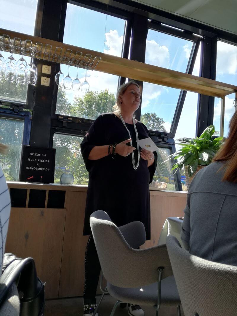 Persevent L.O.V bij chef- kok Michael Wolf - L.O.V, Lunch and lots of Laughter! 7 L.O.V pers event
