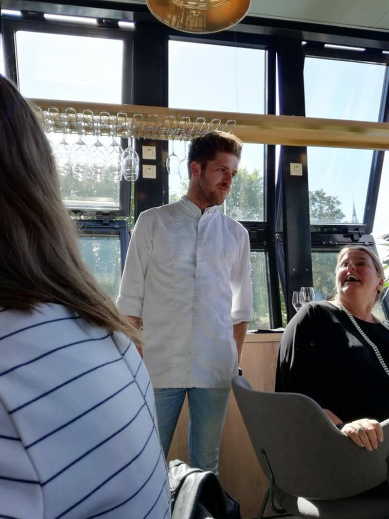 Persevent L.O.V bij chef- kok Michael Wolf - L.O.V, Lunch and lots of Laughter! 8 L.O.V pers event