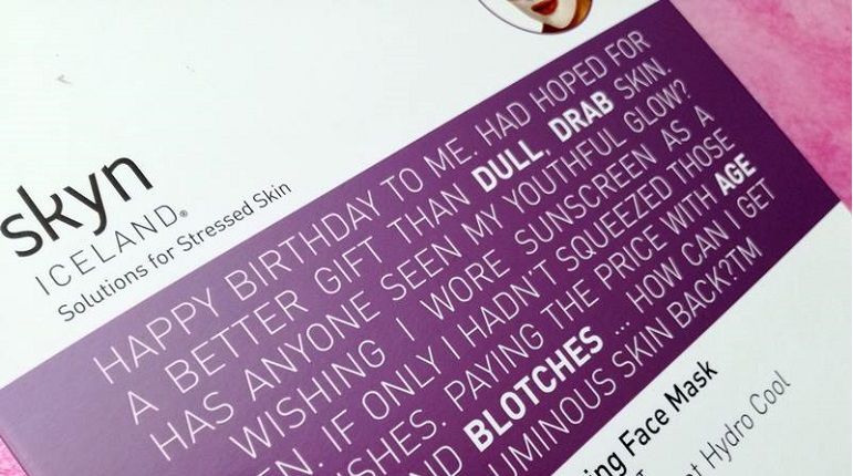 Hydro Cool Brightening Face Mask Skyn Iceland- Review 46 Hydro Cool Brightening Face Mask Skyn Iceland- Review