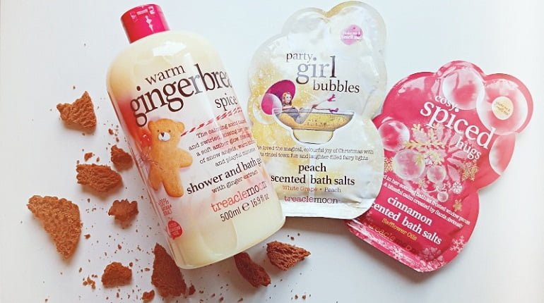 Warme Wintermomenten met TREACLEMOON "Warm Gingerbread Spice Shower & Bath Gel en Scented Bath Salts 16 Warme Wintermomenten met TREACLEMOON “Warm Gingerbread Spice Shower & Bath Gel en Scented Bath Salts