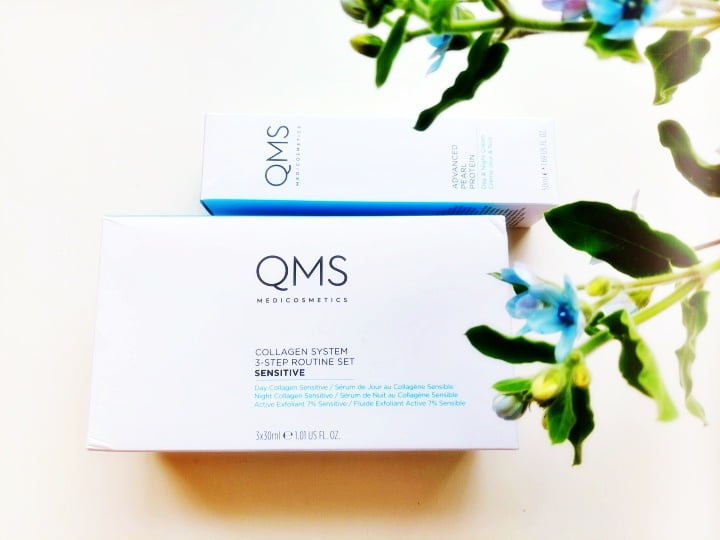 QMS Collagen System Sensitive Set & Advanced Pearl Protein Day and Night Cream- Review