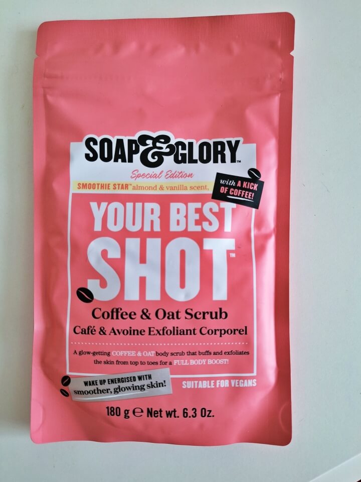 Soap & Glory Smoothie Star Coffee & Oat Scrub- Review 3 Boots BFF Box (22)