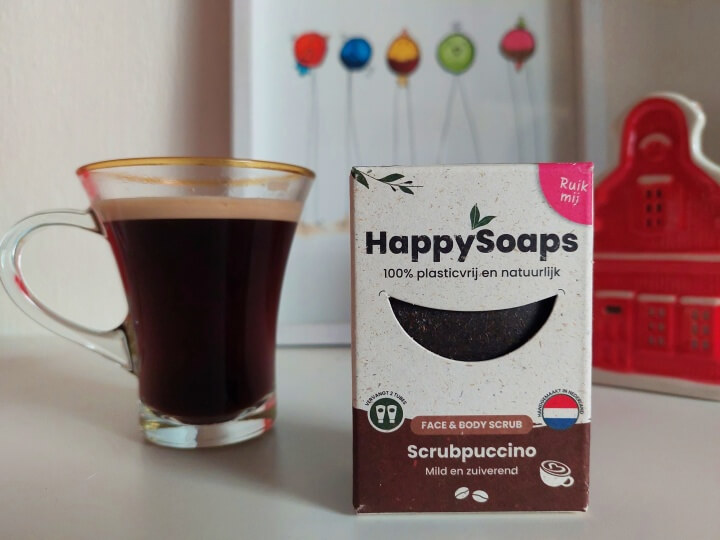 HappySoaps Face & Body Scrub Bar – Scrubpuccino- Review