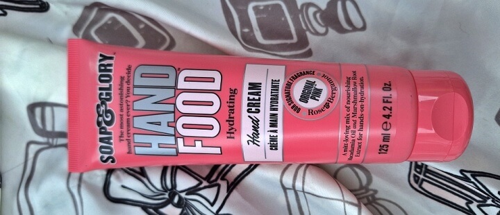 Soap & Glory Hand Food Hand Cream- review 1 Soap & Glory Hand Food Hand Cream- review